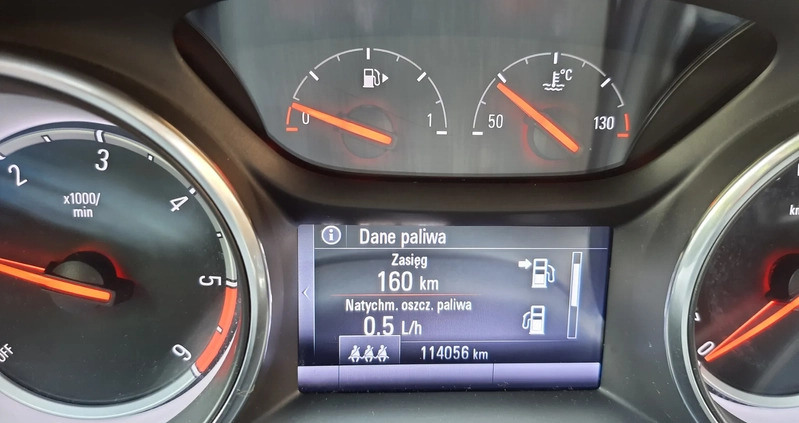 Opel Astra cena 42900 przebieg: 114000, rok produkcji 2017 z Kalety małe 407